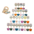 thumbnail image 3 of Juego de construcción de bloques de madera con flores, ortografía, reconocimiento de , letras del alfabeto para niños pequeños, juguetes de, 3 of 8