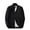 Black, variant on Men's Lightweight Zip Up Jacket Stand Collar Sports Coats Casual Light Golf Jackets with Pockets