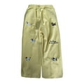 thumbnail image 3 of Kiijoy Little Girls Loose Sweatpants Cartoon Dog Print Straight Sporty Pants, Sizes 6-7, 3 of 3