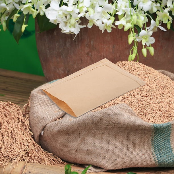 MERRYHAPY 100Ud Bolsas De Papel Kraft Color Para Empaques De Joyería Y Alimentos