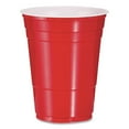 thumbnail image 3 of Dart Y1625-0001 16 oz. SOLO Party Plastic Cold Drink Cups - Red (600/Carton), 3 of 5