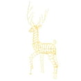 thumbnail image 4 of Costway 6 FT Pre-Lit Christmas Reindeer with 300 Warm White LED Lights Ground Stakes, 4 of 10
