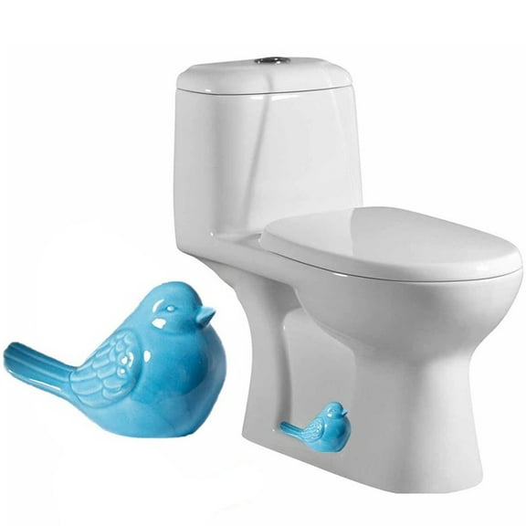 Clearance Sale!TAKTUK Toilet Bolt Caps,Toilet Caps Decorative & Durable Resin Cute Polar Bear Covers Hide Your Toilet Perfect Decor for Bathroom,Accessories,Blue