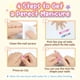thumbnail image 4 of 6 juegos de uñas postizas para niños, uñas postizas cortas de cubierta completa para niñas y niños, 4 of 6