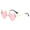 Pink, variant on VLOOCKLW Frameless Fashion Shades Transparent Candy Color Frameless Glasses for Women, UV Protection Fashion Shades for Daily Wear & Parties