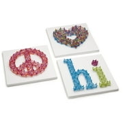 Craft-Tastic String Art Kit Includes 3 Canvases, 1 Kit