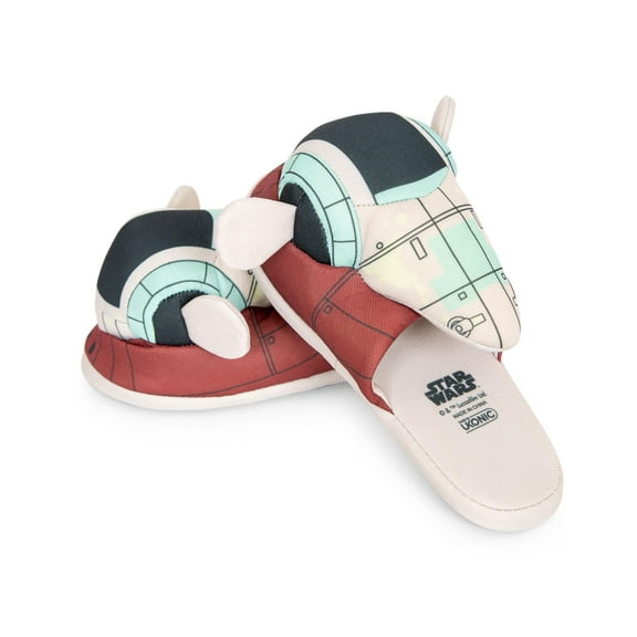 Ukonic Star Wars Boba Fett Firespray Gunship Unisex Slippers for Adults | Mens 10 Unisex