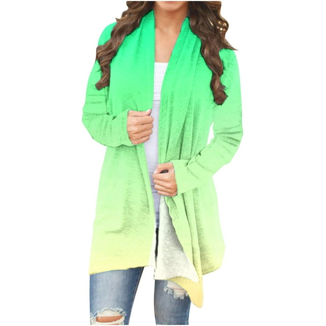 Cardigan à Manches 3/4 pour Femmes, Cardigan à Manches Longues Imprimé Floral à la Mode, Veste Cardigan, Cardigans pour Femmes en Liquidation