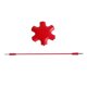 thumbnail image 1 of Bearachild Divisor de Cable auxiliar de Audio de 3,5mm 1 a 5 auriculares 6 puertos 3,5 Jack Share adaptador para tableta MP3 MP4 Cables de audio/vídeo Rojo, 1 of 6