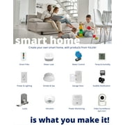 YoLink Hub, 1/4 Mile Super Long Range Smart Hub LoRa Enabled Smart Home Automation Bridge Home Security Monitoring System - Central Controller for YoLink Smart Home Devices - White