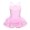 Pink, variant on DPOIS Girls Sequined Camisole Ruffle Ballet Tutu Skirted Kids Leotard Dance Wear