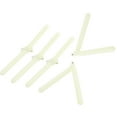 thumbnail image 1 of Unique Bargains 5Pcs RC Avion Pièces de Rechange Blanc Nylon Pivot Charnières Goupilles 76x12x4.5mm, 1 of 1