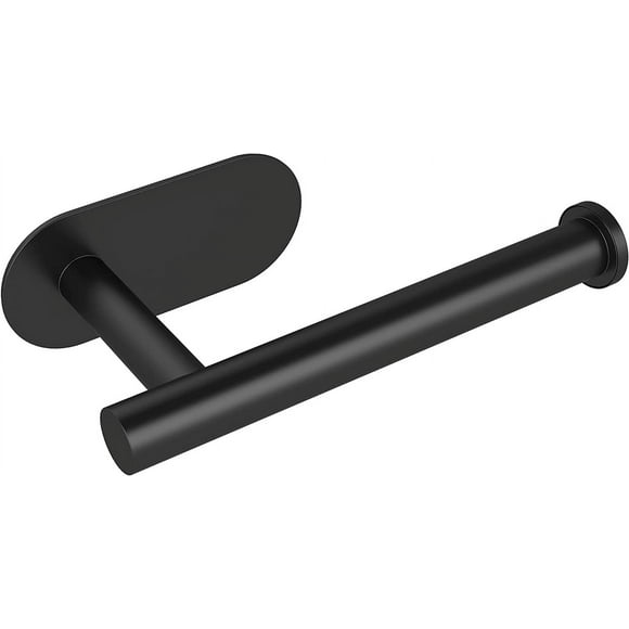 Bathroom Wall Mounted Tissue Holder Adhesive Toilet Paper Holder Black Toilet Paper Holder Stainless Steel Toilet Paper Holder Black