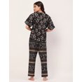 thumbnail image 4 of Moomaya Sleepwear, Cotton Night Suit Set, Printed 2 Pcs Loungewear For Women'S, 4 of 9