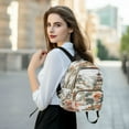 thumbnail image 6 of FORMRS Mini Backpack Purse for Women Quilted Travel Daypack Casual Shoulder Bag, Mountain Pattern, 6 of 7