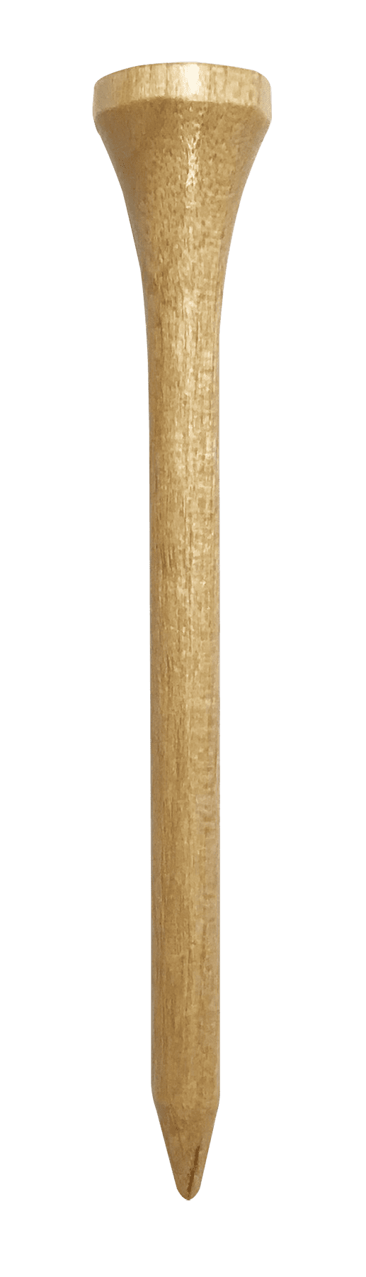 (3 pack) Pride Deluxe Golf Tee 2-3/4" Natural – 90 Count, 100% Solid Hardwood Tees for Trusted Performance and Classic Durability