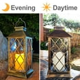 Solar Lantern,Outdoor Lanterns,Waterproof Flickering Flameless Candle Lantern,Solar Lanterns
