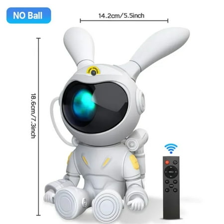 

CHNGYJC Decorative Star Projector LED Night Light Lamp with Rabbit and Astronaut Ideal for Bedroom Decoration - Perfect Gift for a Dreamy Ambience
