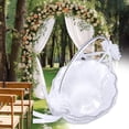 thumbnail image 1 of Cesta de flores de satén para boda decoraciones para niña BLESIY cesta de boda, 1 of 8