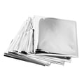 thumbnail image 1 of Emergency Blanket Thermal First Aid Survival Silver Foil Waterproof Rescue, 1 of 6