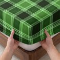 thumbnail image 3 of Twin XL Size Fitted Sheet Set - Green Checkered 2 Piece Bedding Sets 16" Deep Pocket Fitted Sheet with 1 Pillowcases, Modern Farmhouse Green Buffalo Plaid Brushed Microfiber Hotel Luxury Bed Sheets, 3 of 9