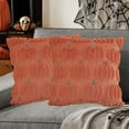 thumbnail image 5 of Emotion Fall Pumpkins Decorative Pillow Cover 18x21" Set, Beige Soft Plush Faux Fur Wool Farmhouse Throw Cushion Cases for Autumn Thanksgiving Holiday Home Decorations, 5 of 6