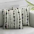 thumbnail image 3 of BANET  Throw Pillow Covers, Black and Cream White, Set of 2 Modern Farmhouse Accent Home Decor, Neutral Woven Decorative Pillow Covers for Couch/Bed 22x22in, 3 of 7