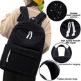 thumbnail image 2 of FDDMis Quilted Backpack for Women Travel Backpacks Theft Proof Backpack Mini Travel Backpack Technician Backpack Mens Black Backpack Mochila De Niña, Black, 2 of 5