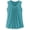 Jade, variant on SAGEFINDS Pleated Sleeveless Top for Women, Ladies Business Casual Shirt, Knit Tunic Blouse - Cobalt X-Large