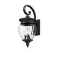 thumbnail image 3 of Z-Lite 5016M-BK Davina 3 Light 22" Tall Marine Grade Outdoor Wall Sconce - Black, 3 of 5