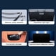 thumbnail image 4 of Parasol para parabrisas de coche Pisexur Electronics para hombre, poliéster reflectante, bloquea el calor solar, parasol plegable, organizador de electrónica para niños., 4 of 8