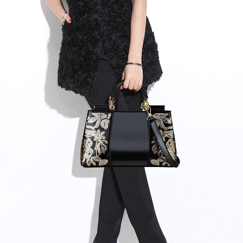 Handbags For Women Patent Leather Designer Purse Suitable for Shopping Party Daily Use Walmart