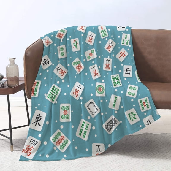 Unique Print Blanket Throw Comfortable Warm Velet Plush Fluffy Throw Blanket Perfect Gift for Couch Sofa or Bed 50"(Width) x 80"(Length)