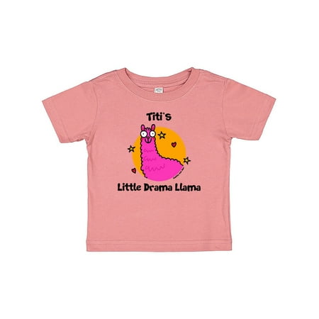 

Inktastic Titi s little Drama Llama Gift Baby Boy or Baby Girl T-Shirt