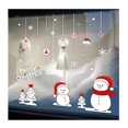 thumbnail image 1 of Bewildely Adhesivo de pared Navidad ventana pegatina ornamento pared arte extraíble hogar vinilo ventana pared pegatinas calcomanía decoración baño Kits de decoración para fiestas No.2 Bewildely HA024225-02, 1 of 6