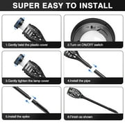 Flickering Flame Solar Lights Outdoor, 4 Pack Solar Torch Lights for Outside, Solar Garden Stake Lights LED Waterproof for Outdoor Decor Yard Patio Pathway Landscape Christma H-alloween