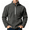 Dark Gray,#020, variant on Mens Flannel Quarter Zip Casual Jacket Pullover Fleece Fall Winter Outwear,S