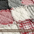 thumbnail image 6 of JCS Candy Red Stripe Homespun Cotton Fabric Sold by the Yard, 6 of 6