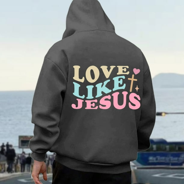 WILLBEST Sudaderas En Pareja Sudaderas con Capucha y Sudaderas para Hombre Sudadera con Capucha Informal Holgada con Estampado De Letras para Uso Diario Otoño Invierno Ropa De Calle Cómoda Mediana