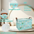 thumbnail image 3 of NIETEIN Cute Easter Basket Large Canvas Personalized Rabbit Design for Kids, 3 of 7