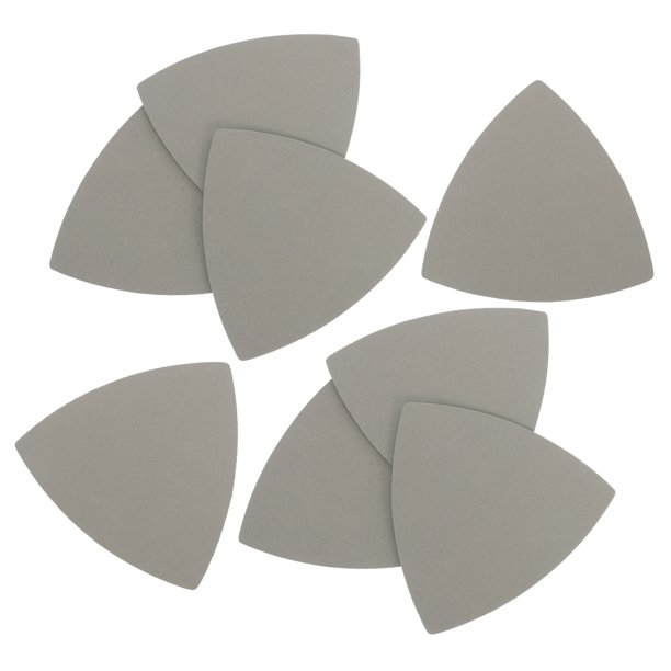 unbranded 8Ud Hojas De Papel De Lija Gris Alta Densidad Para En Húmedo Y Seco Con Soporte Para Multitool
