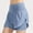 Blue, variant on Rezuofi 1 Pcs Athletic Shorts for Women Biker Underneath Running Shorts High Waisted Gym Workout Short with Side Pockets
