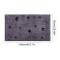 thumbnail image 3 of huayou Waterproof Pet Food Mat, Non-Slip Durable Paw Print Bone Design Easy to Wipe Clean for Dogs and Cats, 3 of 6