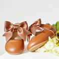 thumbnail image 6 of Kiderence Girls Flat Mary Jane Shoes School Party Dress Ballerina Shoe (Toddler/Little Kids) FG04 Brown - 7M, 6 of 7