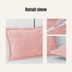 thumbnail image 5 of Par de Fundas de Almohada Dobles de Piel de Pelo de Color Rosa, Fundas de Almohada Modeladas de Tafetán, Seda de Leche, Par de Fundas de Almohada de Tafetán de Mariposa, 5 of 6
