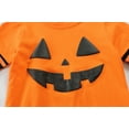 thumbnail image 4 of POPTEM Halloween T-Shirt for Boys Long Sleeve Tee Pumpkin Graphics Cotton Kids Clothes 7T, 4 of 7