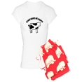 thumbnail image 1 of CafePress - Cows Make Me Happy - Women's Light Pajamas, 1 of 1