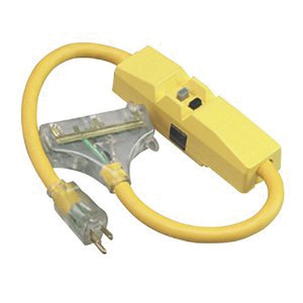 Southwire300400086 Heavy Duty InLine GFCI TriSource adapter