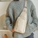 thumbnail image 5 of Qarigey Bolso de pecho de estilo Retro europeo y americano para niñas, textura de cuero suave, individual de moda Carteras marrón, 5 of 6
