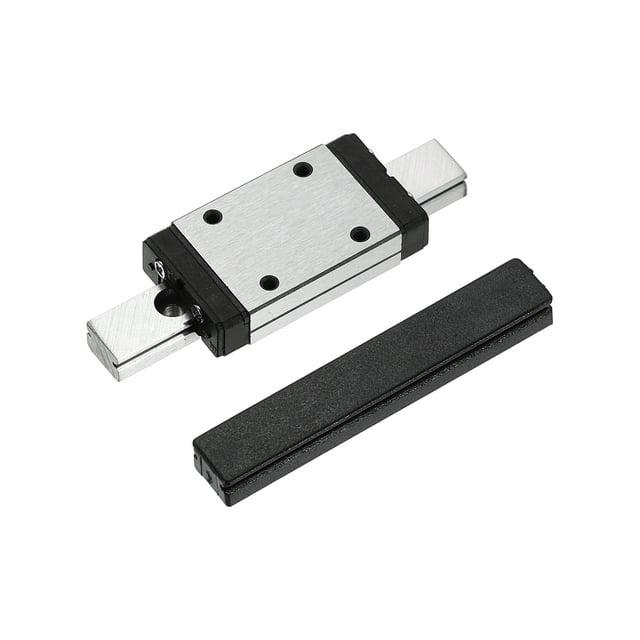 MGN7 50mm Linear Sliding Rail Guide with MGN7H Sliding Carriage Block and Mini Guide, Linear Motion Guideway for Mini Engraving CNC Machine 3D Printer